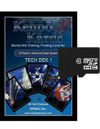 Tech Dek 1: Insights into the Kenpo Kards videos (microSD)